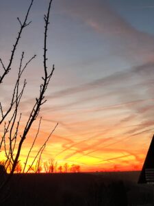 Winter, Sonnenuntergang